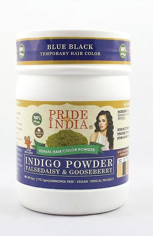 Hggqvvs 170gm Herbal Hair Natural Blue / Black Color Powder