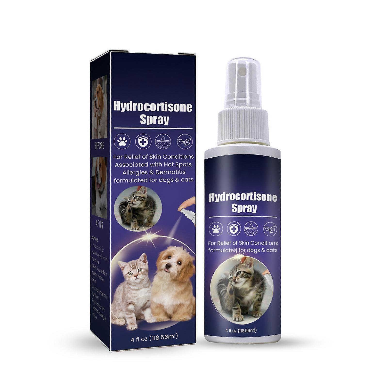 Unbrand Pet Anti-itching Spray for Dogs, Cats, Horses - Itch Relief Spray & Hot Spot Treatment for Dogs, Irritated Dry Itchy Skin 1PC