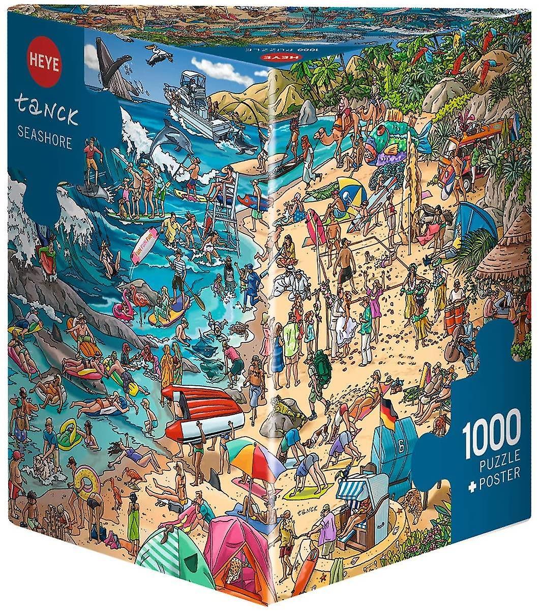 Heye Triangular Seashore, Tanck Jigsaw Puzzle (1000 Pieces)