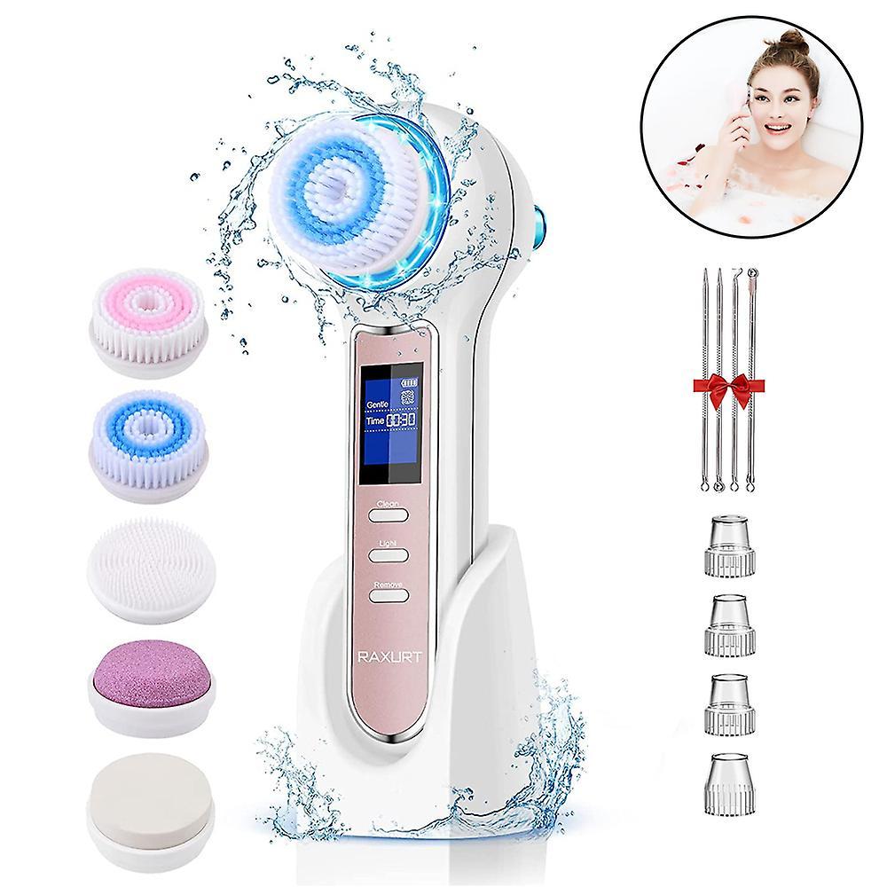 1 Pcs Facial Cleansing Brush Face Gentle Exfoliator Deep Cleansing Brush Face Massaging With Smart Timer, Wireless Rechargeable, 3 Speeds Adjustment