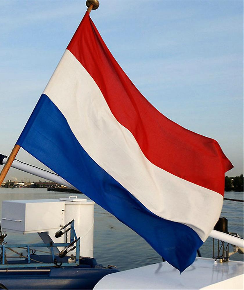 Bolongking Netherlands Dutch National Flag 3x5 FT Polyester NL NLD Nederland National Flags Red White Blue Holland Banner For Decoration China 60 x...