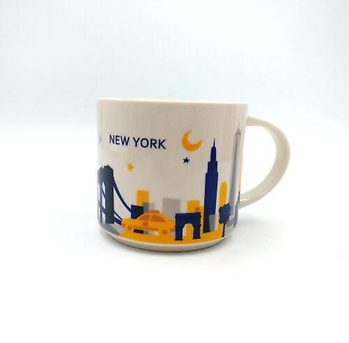 Aichuang 414ml You Are Here Collection Coffee Mug Cup YAH City New In Box 14oz New York