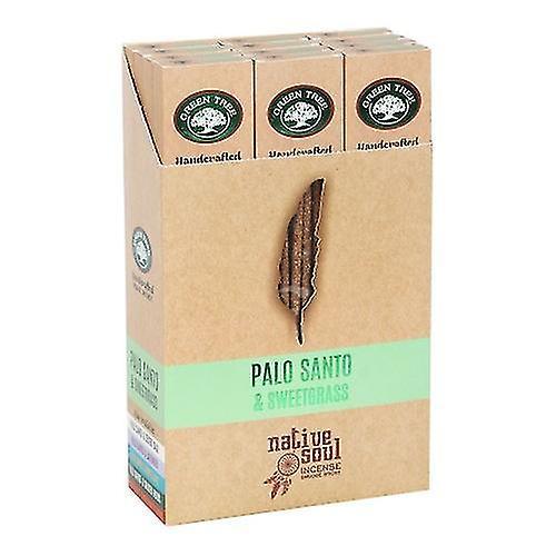 Native Soul Palo Santo & Sweet Grass Smudge Incense Sticks (Pack of 96)