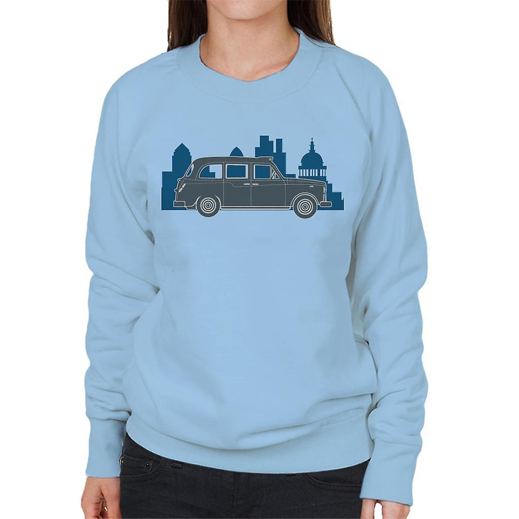 London Taxi Company TX4 Within The City Women's Sweatshirt Sky Blue Large