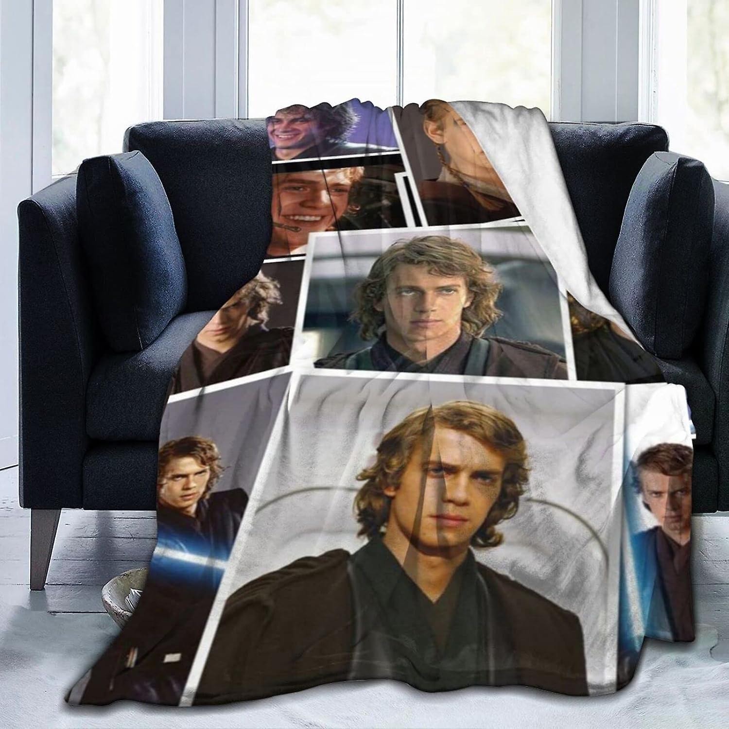 Kerota Anakin Role Skywalker Throw Blanket,Ultra Soft Flannel Fleece Lightweight Throw Blankets Warm Air Conditioning Blanket For Couch Sofa Bed a2...