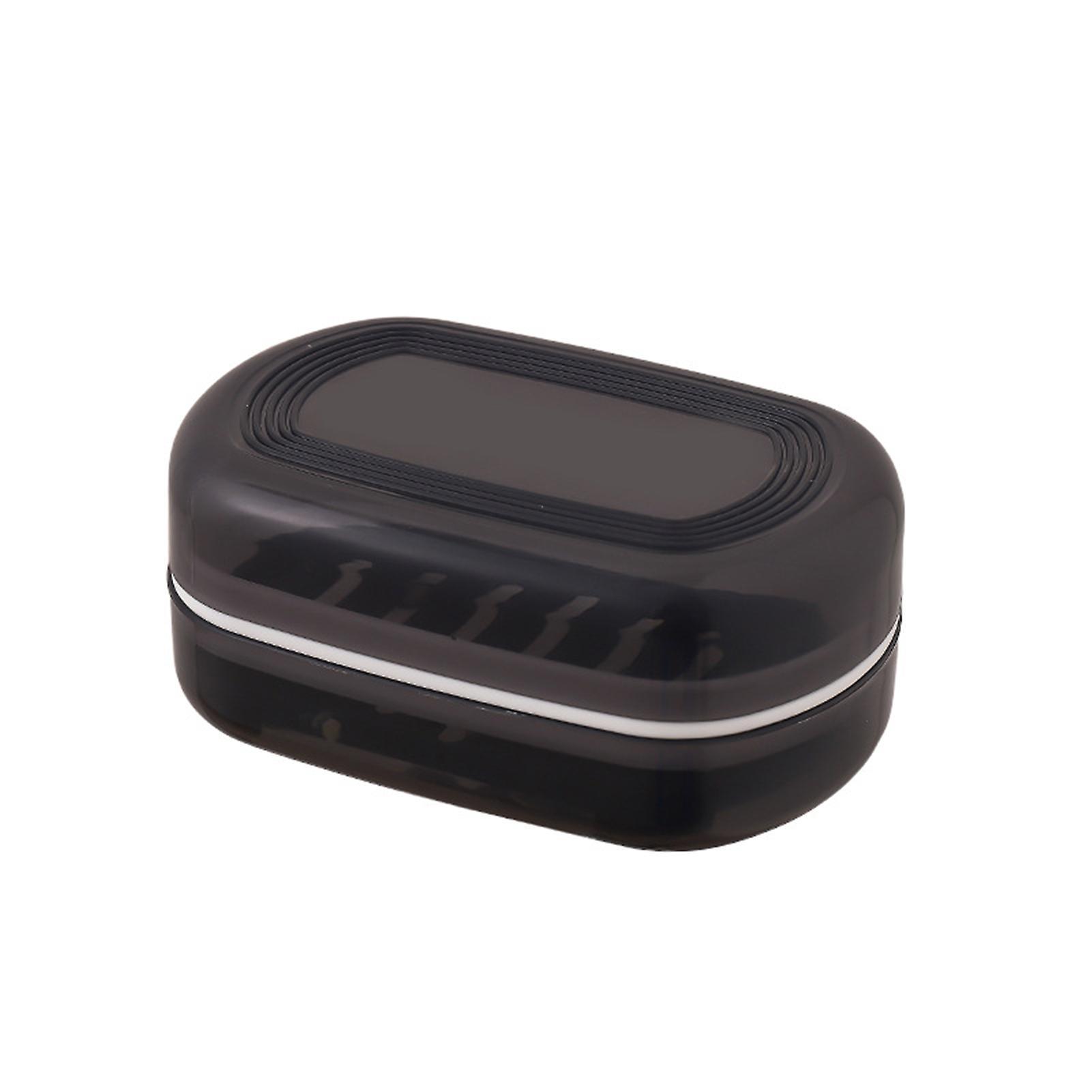 Sinknap Soap Container Box With Cover Black