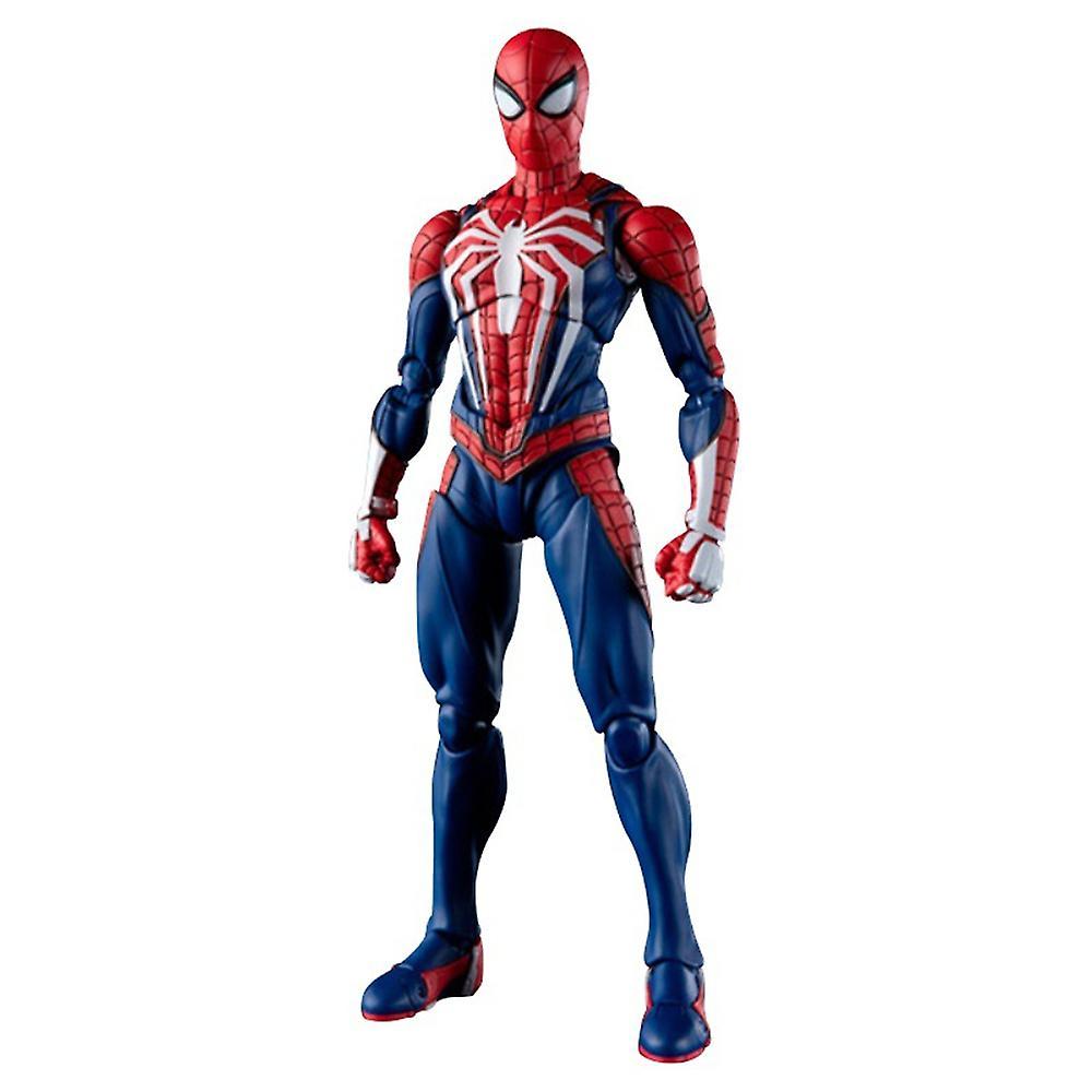 Waytogo Marvel Spiderman Action Figure Spider-man Figures Toy Upgrade Suit Game Spiderman, Collectible Model Doll Desktop Ornament Fans Gift