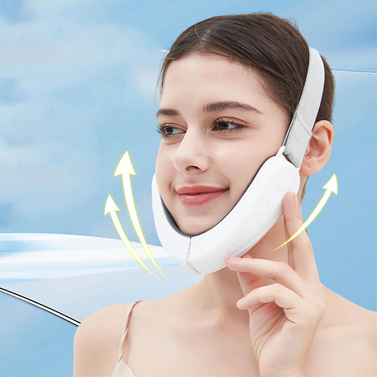 Gaoguang Double Chin Reducer Machine, Electric Face Lift Device Beauty Belt, Portable Intelligent V-Face Shaping Massager With English Language Ver...