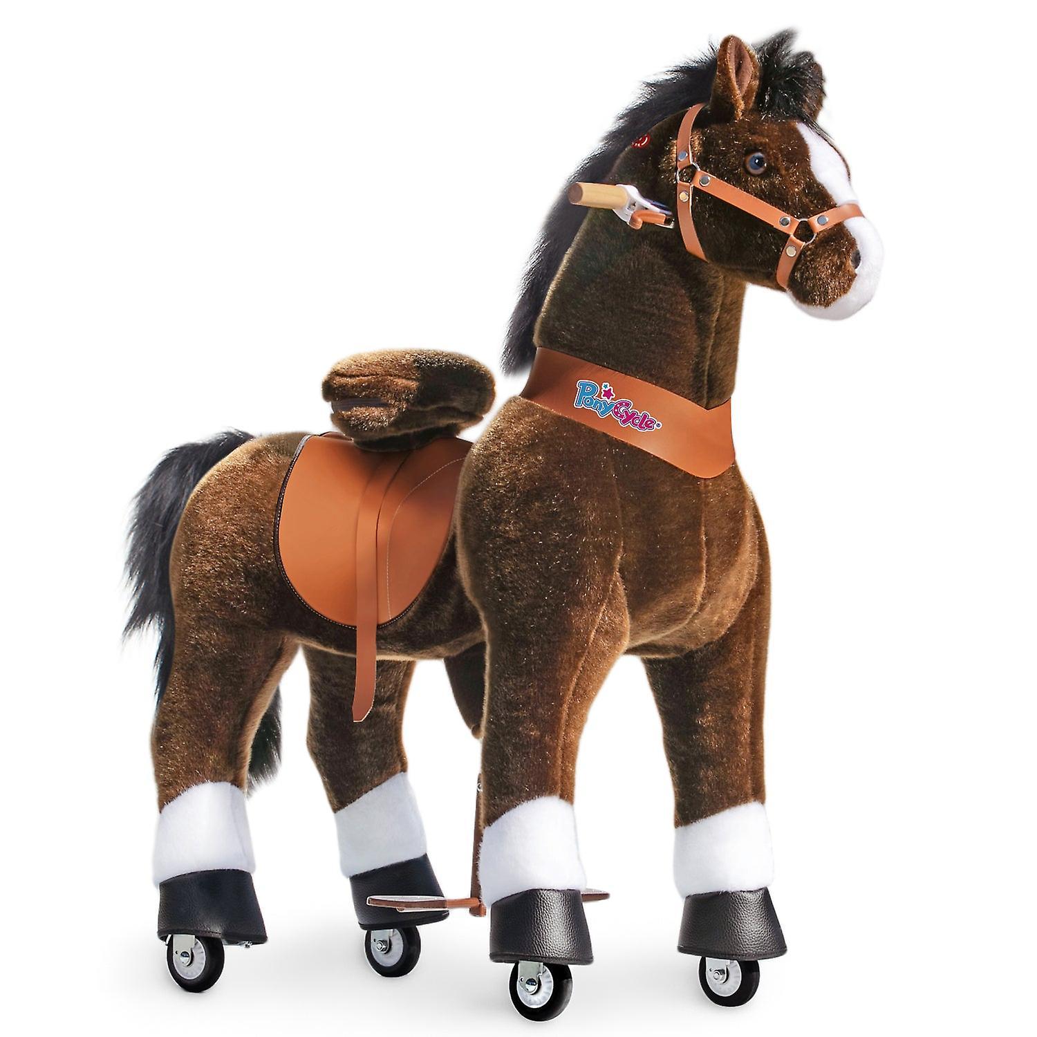 PonyCycle Ride On Horse Chocolate Size 5 for age 7+