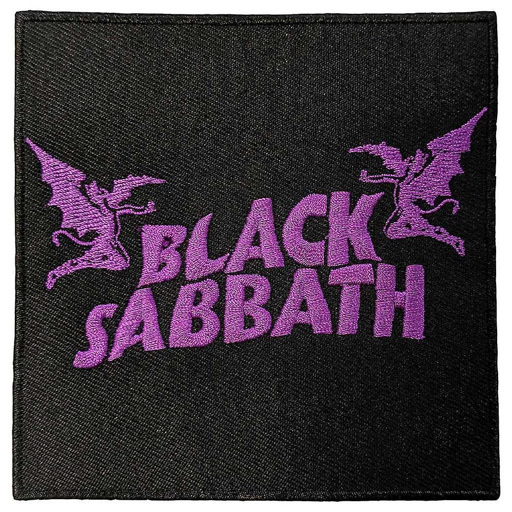 Black Sabbath Wavy Logo and Daemons Woven Patch One Size