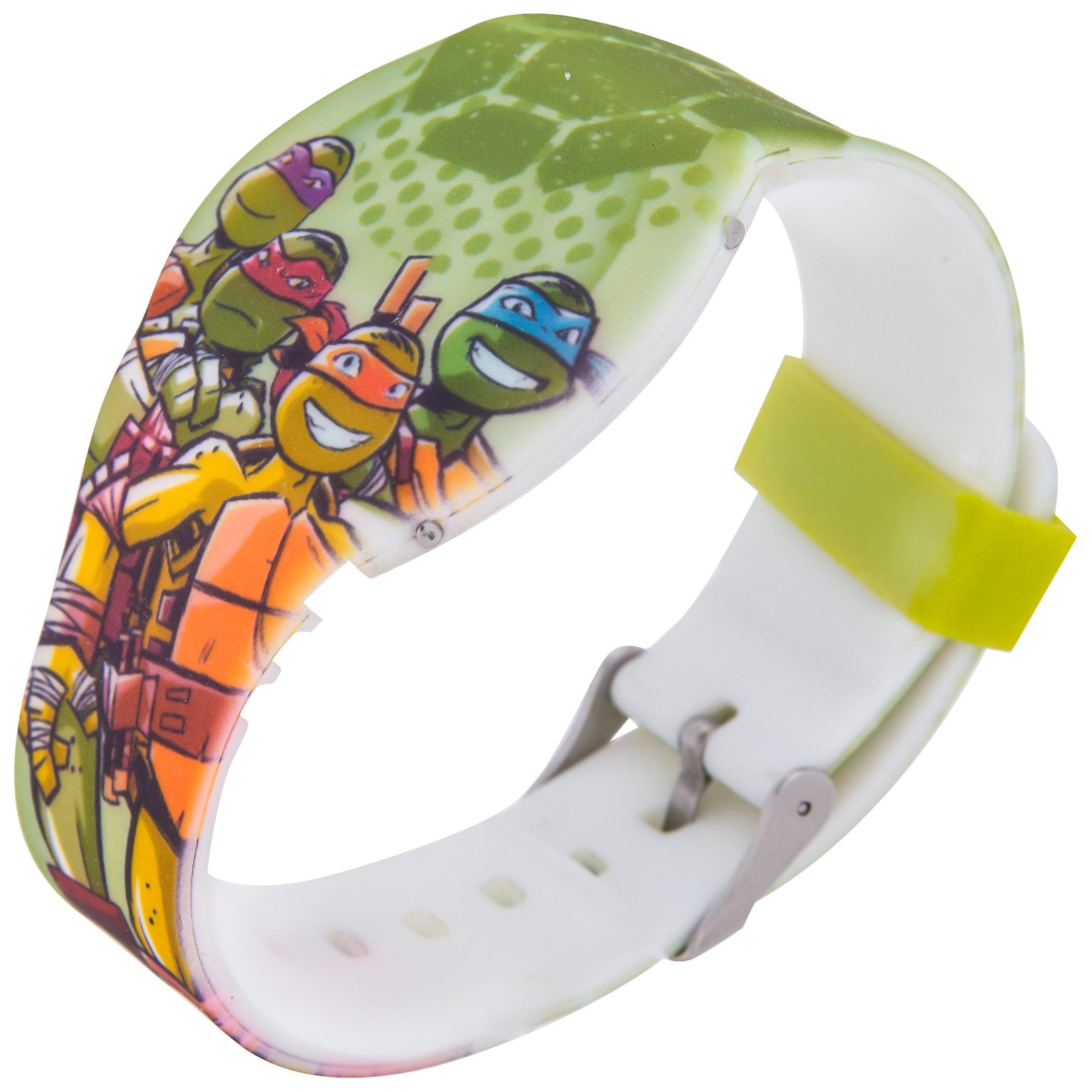 Cartoons Teenage Mutant Ninja Turtles Glow in the Dark LED Kid's Watch Green