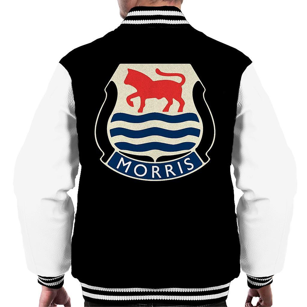 Morris Logo British Motor Heritage Men's Varsity Jacket Black/White Medium