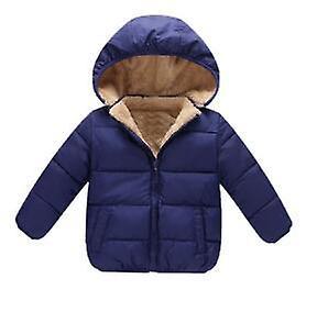 Slowmoose Kids Winter Warm-hooded Jackets Blue 24M