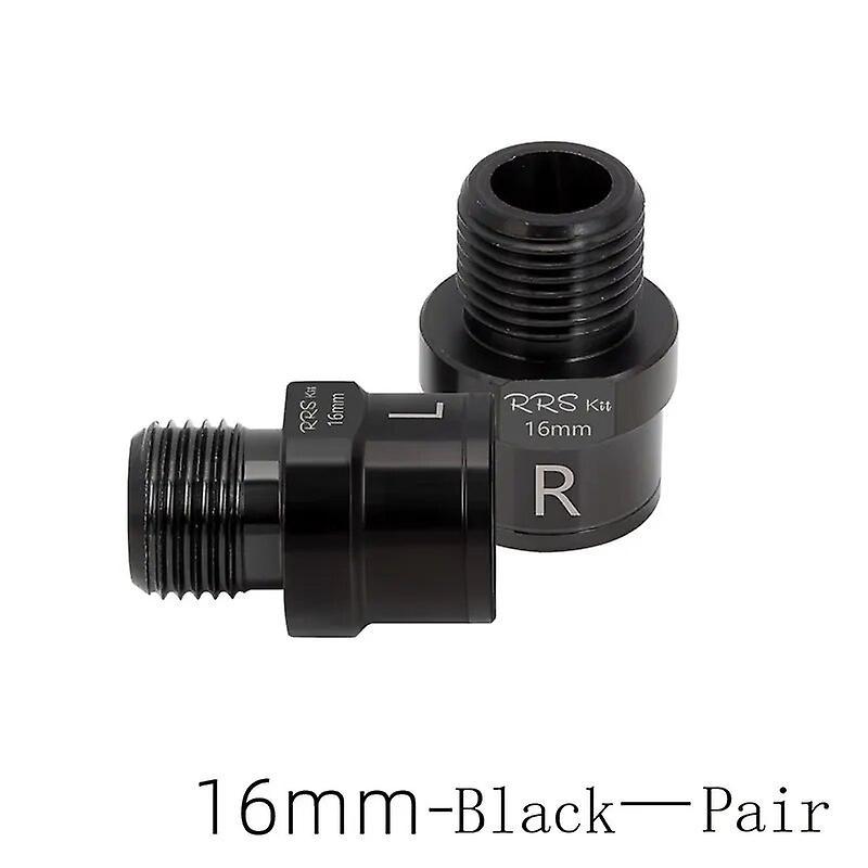 Bicycle Pedals Rrskit Bicycle Pedal Extension Bolts Spacers R66e Pedal Extender Axle Crank Accessories 16mm 20mm For Mtb Road Bike Pedal 16mm Black