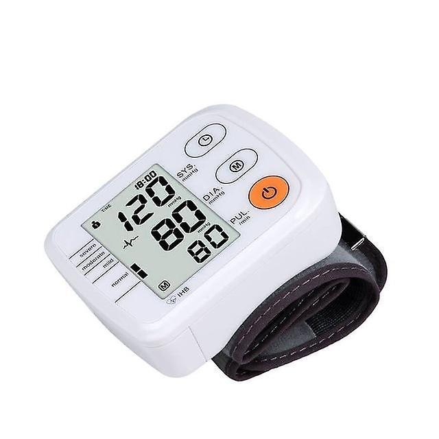 Slowmoose Wrist Blood Pressure Monitor Automatic Digital Tonometer-for Measuring Blood blackwhite