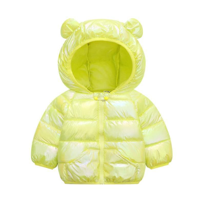 Slowmoose Autumn Infant Hooded Knitting Jacket For Baby Clothes - Newborn Coat For Baby 18M / Yellow