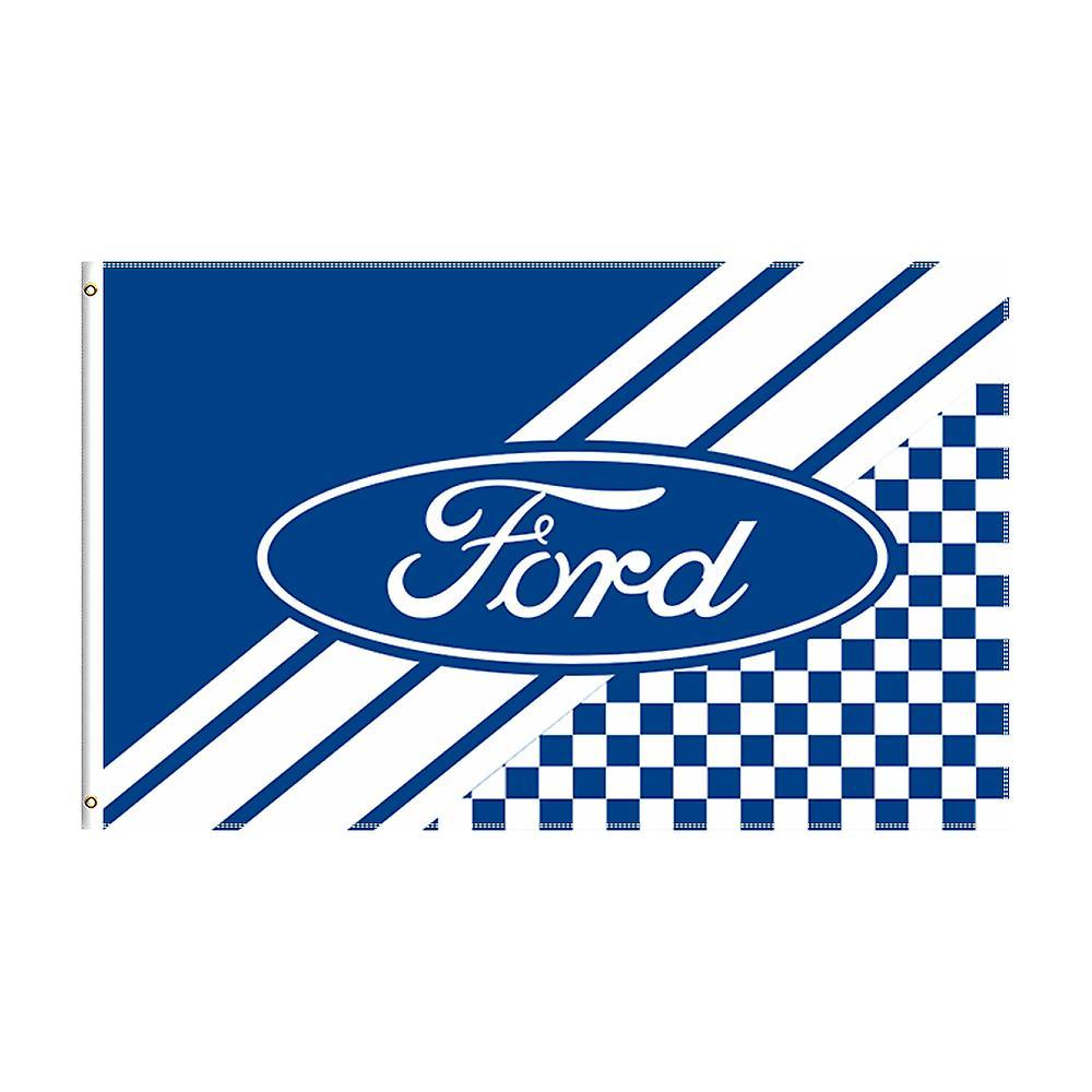 Redkid 3x5 Ft Ford Car Flag Polyester Printed Car Banner For Oudoor Hanging 90x150cm A-560