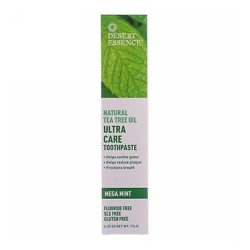 Desert Essence Tea Tree Oil Ultracare ToothPaste, Mega Mint, 6.25 oz (Pack of 1)