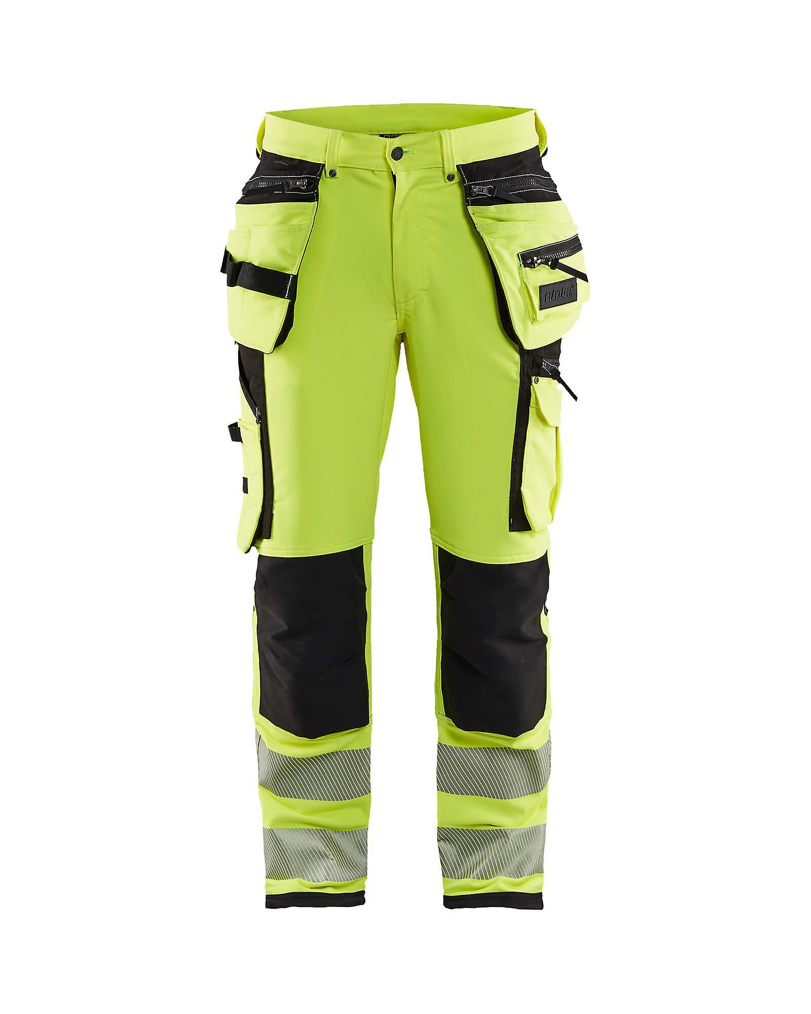 Blaklader 1997 hi-vis trousers 4-way-stretch - mens (19971642) Yellow/black