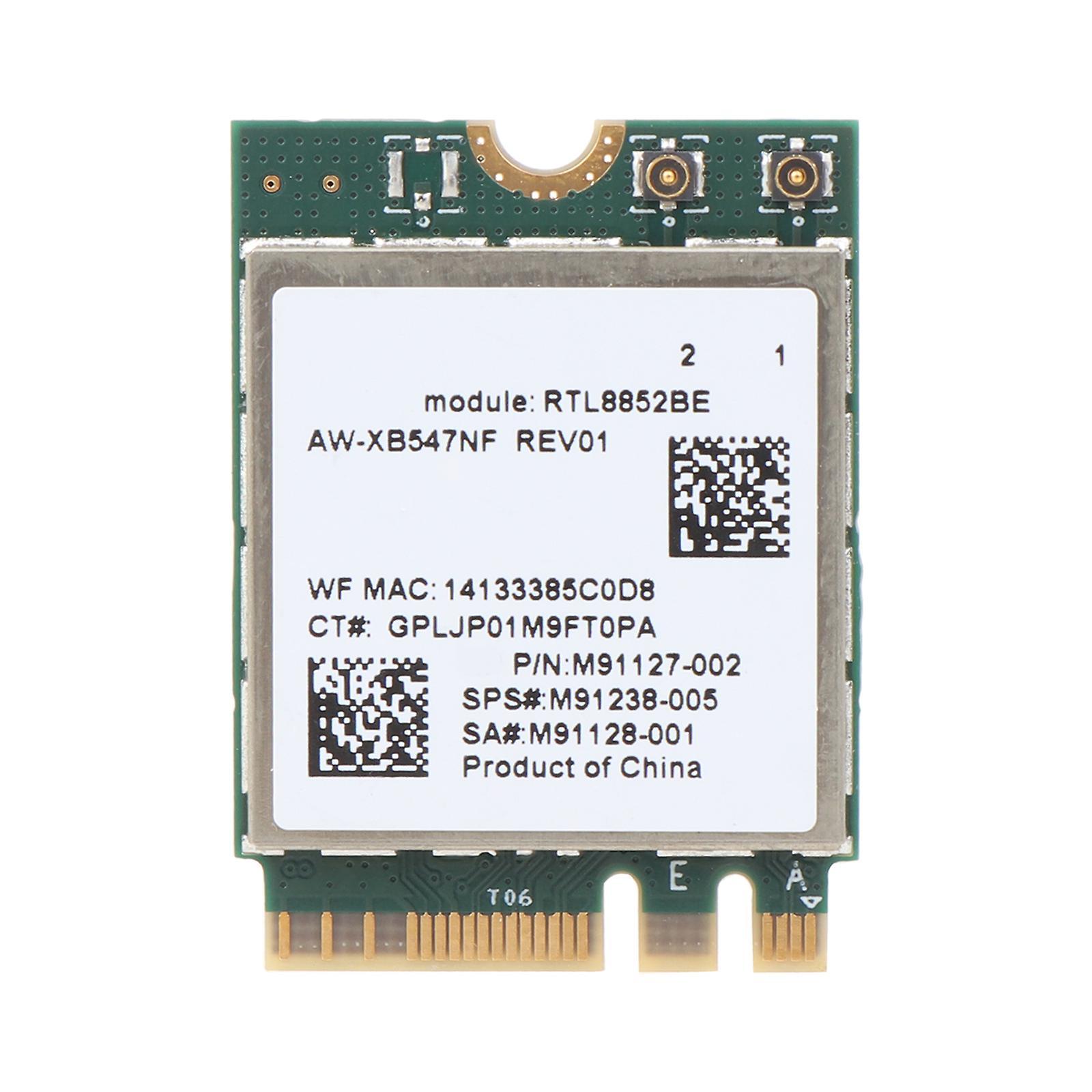 unbrand RTL8852BE Dual Band WiFi 6 Card 802.11ac ax Wireless NGFF for M.2 Card for Win 1