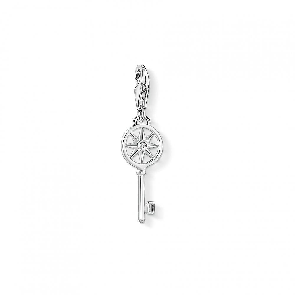 Women's Thomas Sabo Charm Club Thomas Sabo White Zirconia Key Charm 1799-051-14