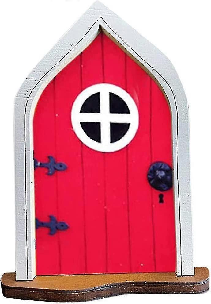 Changsha Liuzhou Electronic Commerce Miniature Door, Garden Fairy Door Fairy Door Garden Wooden Miniature Fairy Dwarf Door Tree Decoration