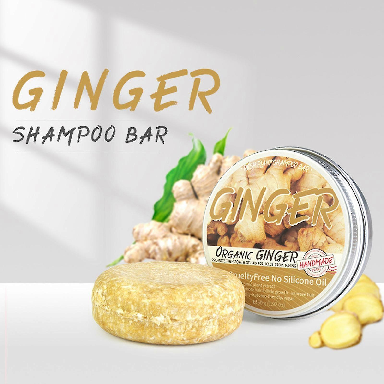 Tinor Ginger Shampoo Bar Anti Hair Loss Shampoo Soap Hair Growth Care Soap