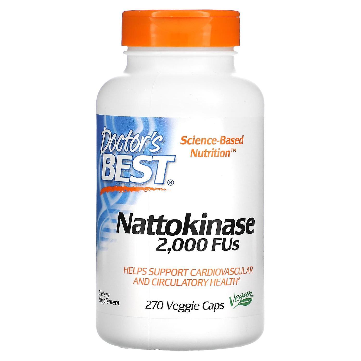 Doctor's Best, Nattokinase, 2,000 FUs, 270 Veggie Caps