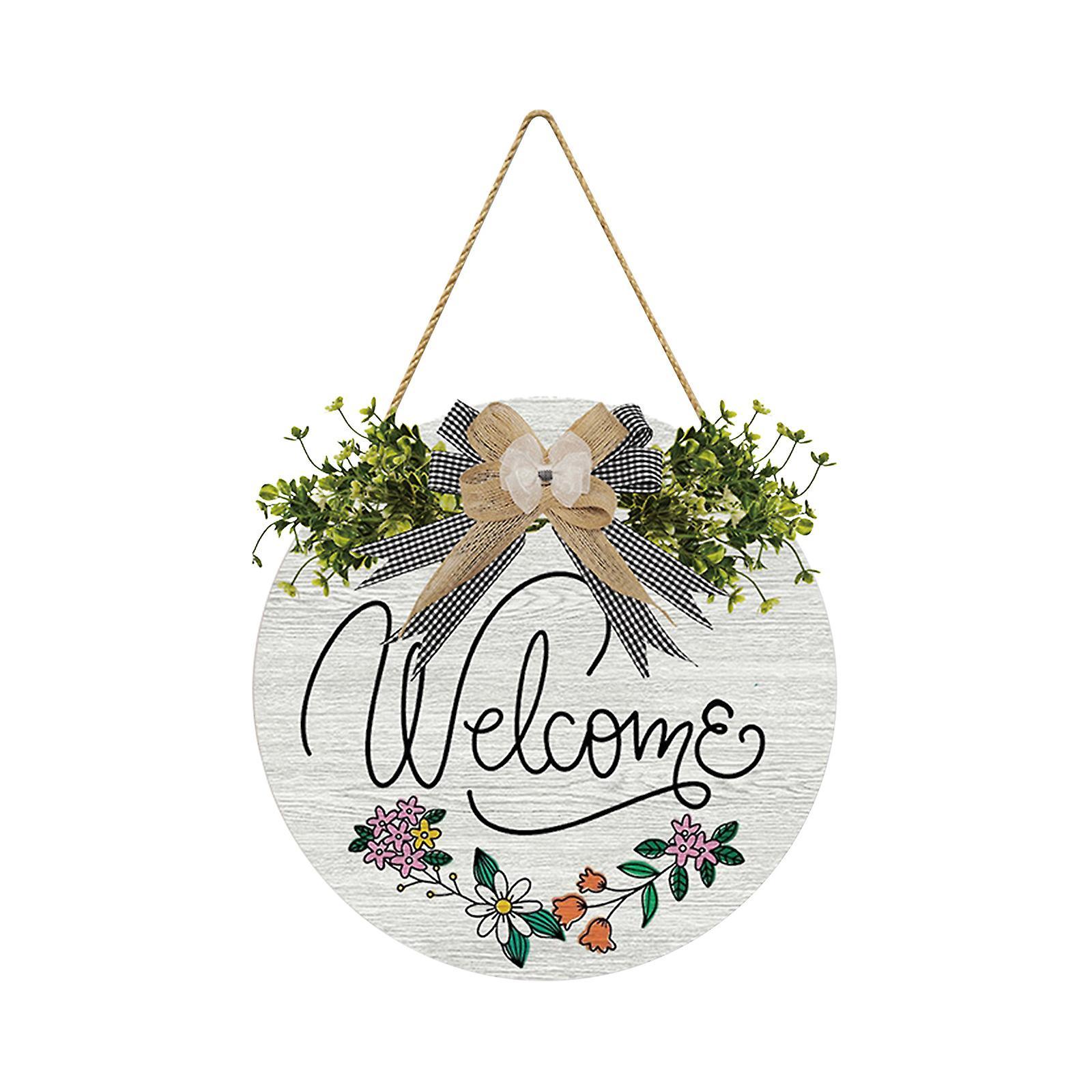 Dandanzhuan 3d Welcome Hanger Funny Welcome Sign Home Outdoor Decor 11.8inch, Door Hanger Welcome Sign Home Decor Funny Words Door Hanger