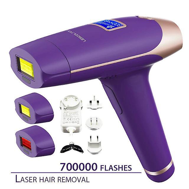 Slowmoose 5 In1 Epilator Permanent Laser Hair Removal With Lcd Display Machine Three Head t009x