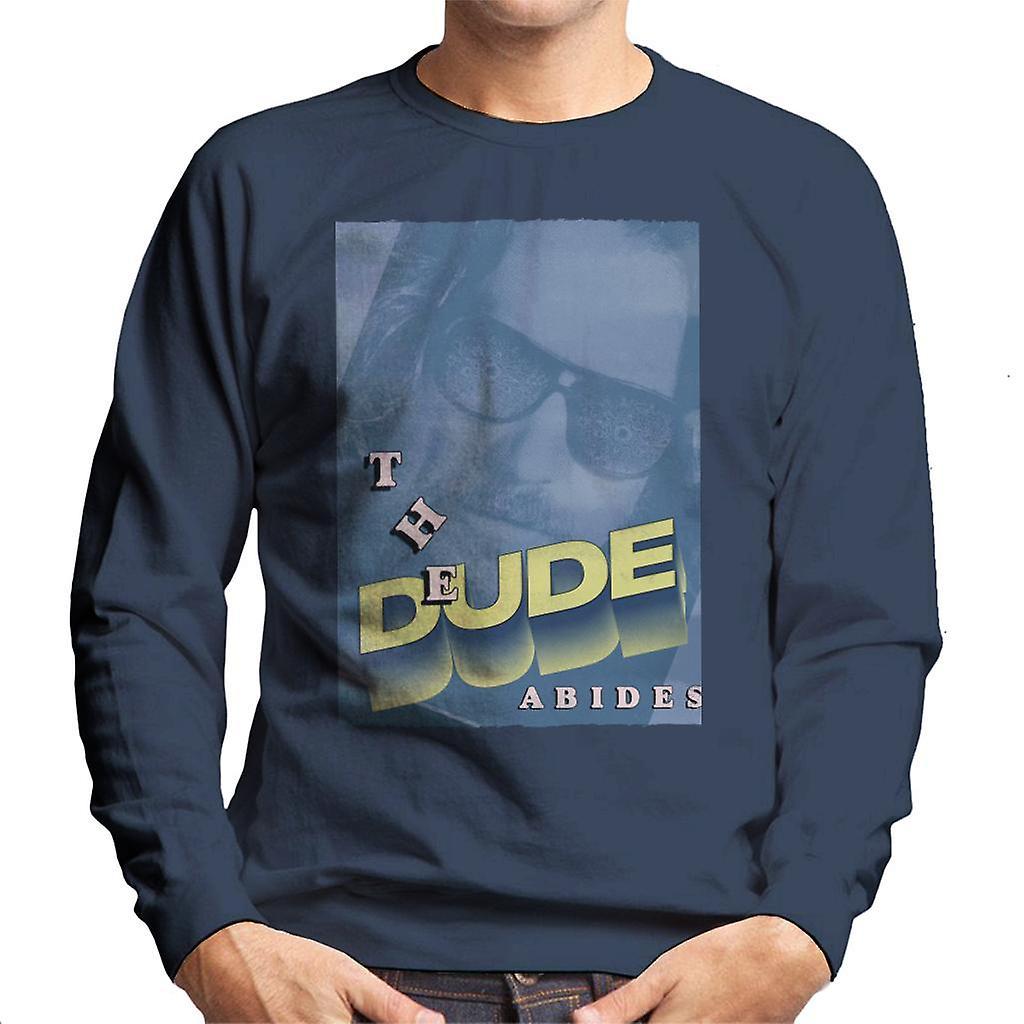 The Big Lebowski The Dude 3D Text Nostalgia Men's Sweatshirt Navy Blue XX-Large