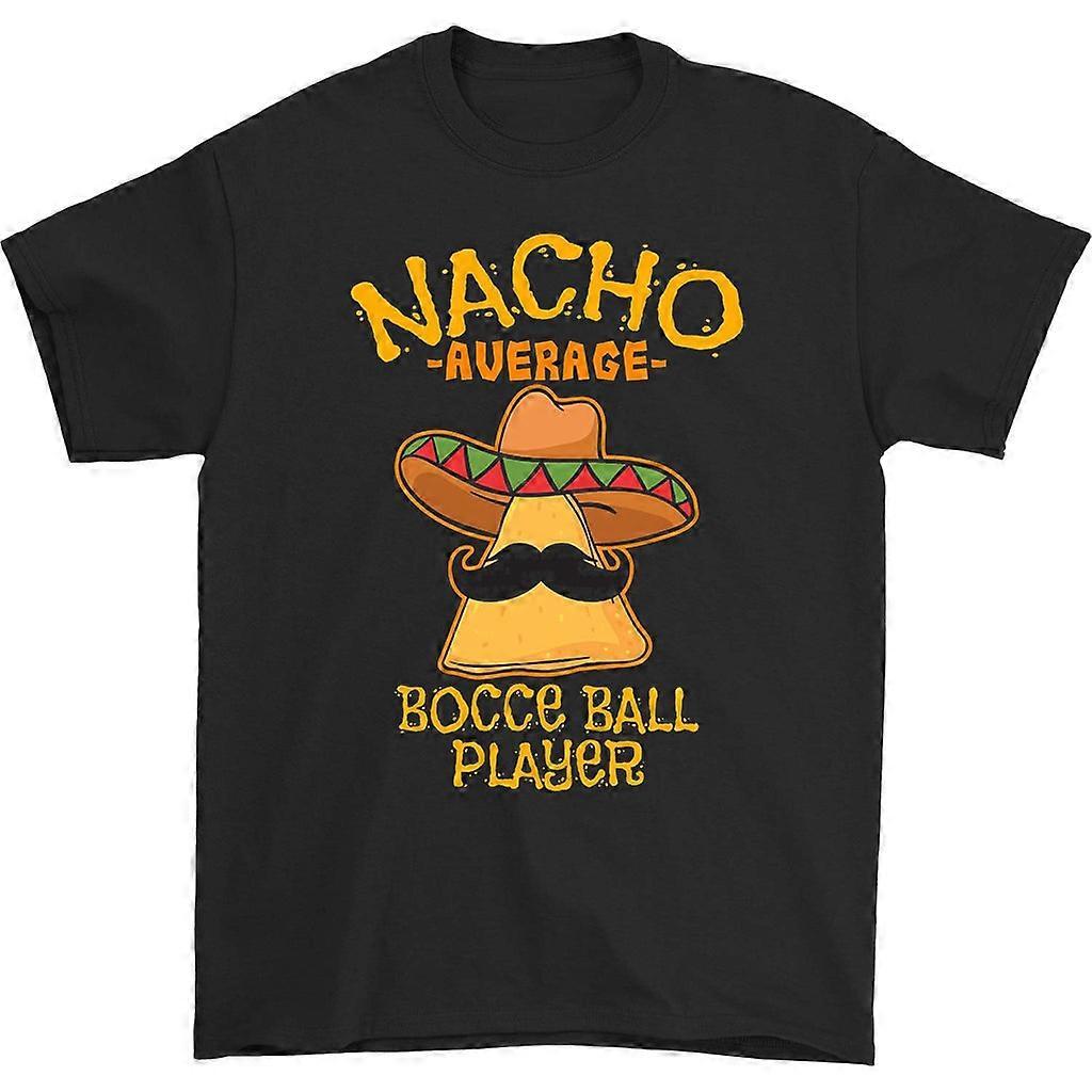 Fuzhou Bingyu Supply Chain Services Co., Ltd. Nacho Average Bocce Ball Player T-shirt Black L