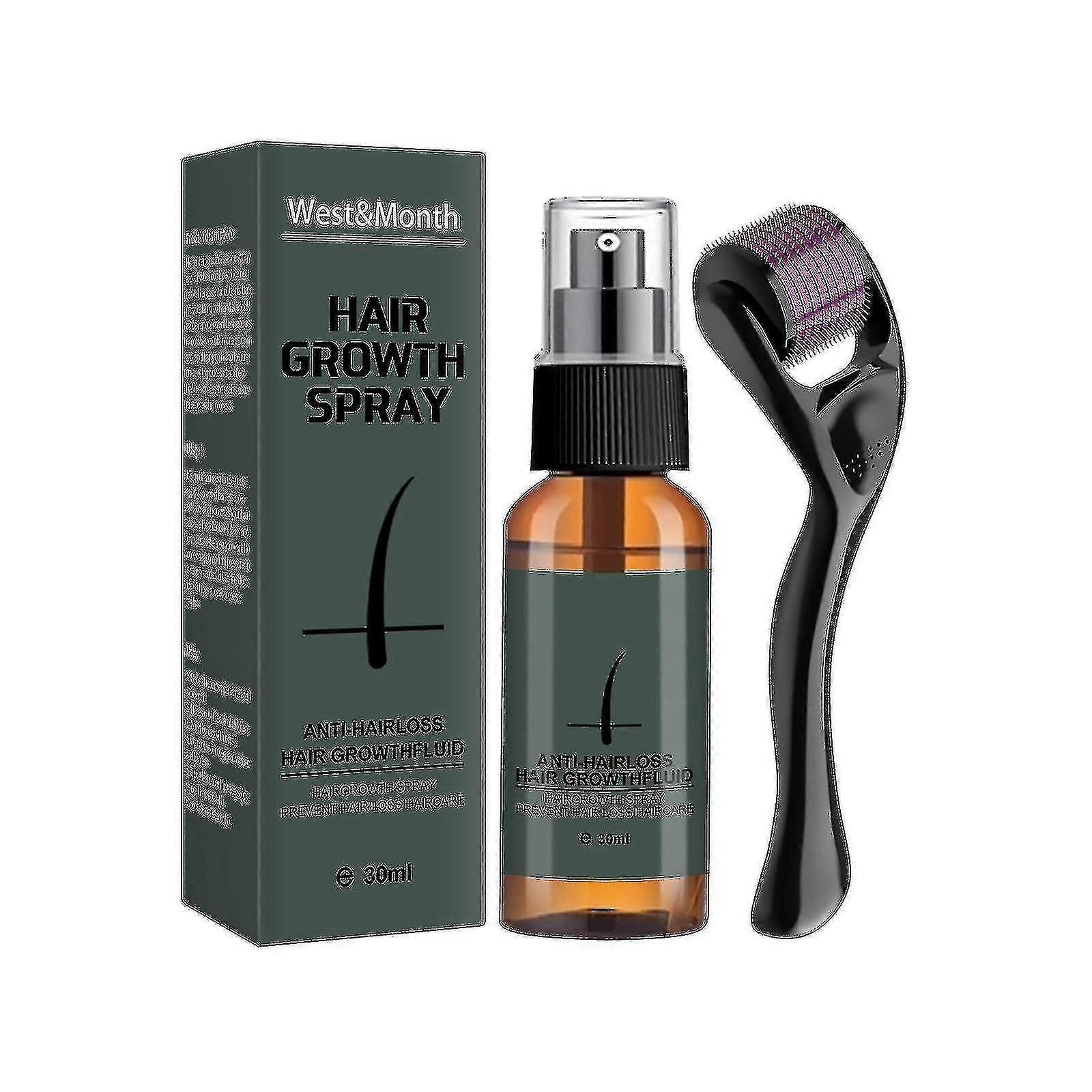 Ersam Men's Beard Growth Roller Kit Men's Beard Growth Oil Nourishing Enhancer