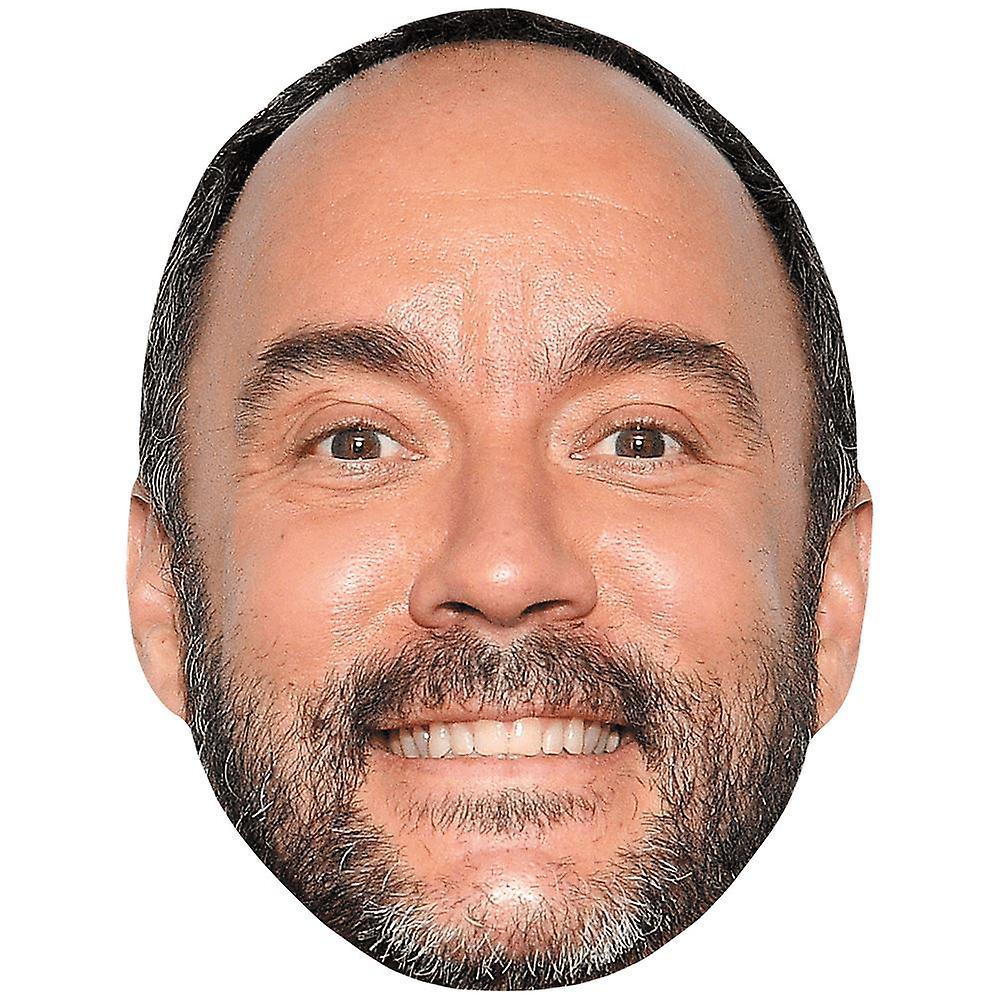 Celebrity Cutouts Dave Matthews (Smile) Celebrity Mask, Flat Card Face