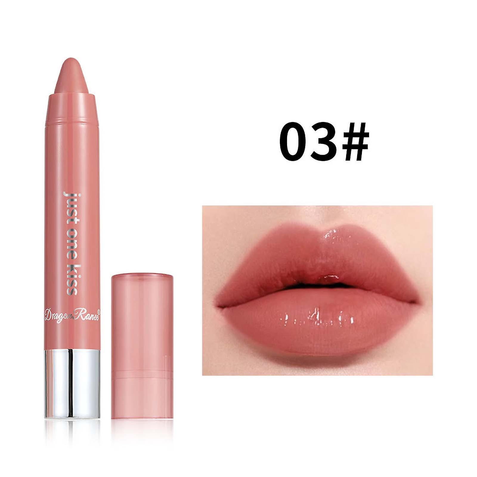 Hefansi Moisturizing Lipstick Crayon Lipstick Nude Paste Lipstick Lipliner Lipstick Solid Lipstick 3