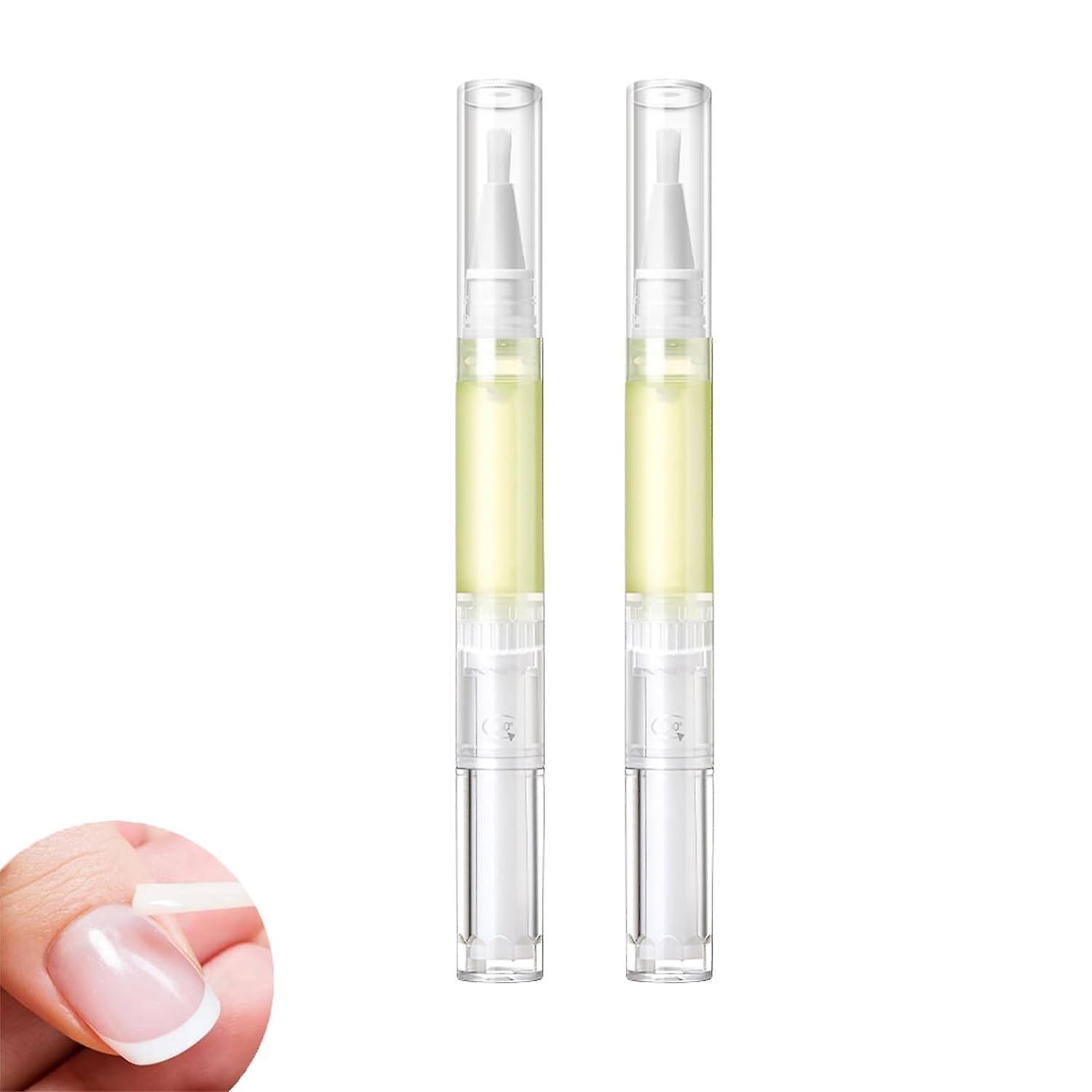 Frusde Radiant Nail Growth Oil, 2ml Radiant Nail Growth Oil Pen, Nail Strengthener, Cuticle Oil For Moisturize Strengthen Brighten Nails Care 2pcs