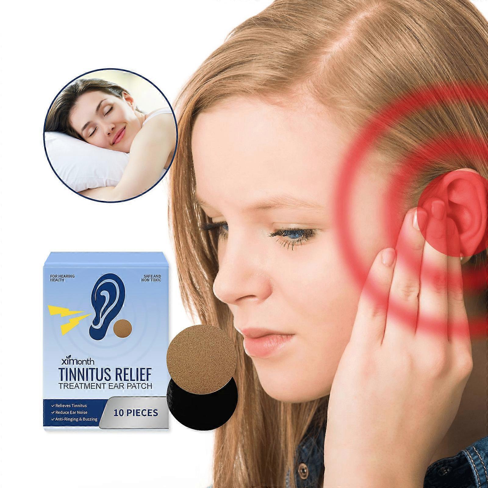 Unbrand Tinnitus Relief Treatment Ear Patch, Tinnitus Relief for Ringing Ears, Ear Care Tinnitus Treatment Herbal Patches Improves Hearing 5 Pack -...