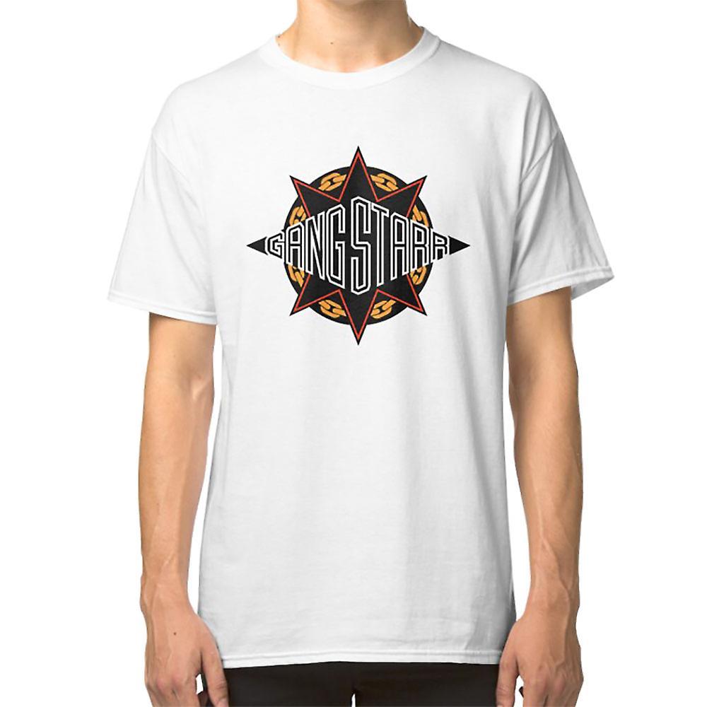 RockShark Gangstarr Logo T-shirt white M