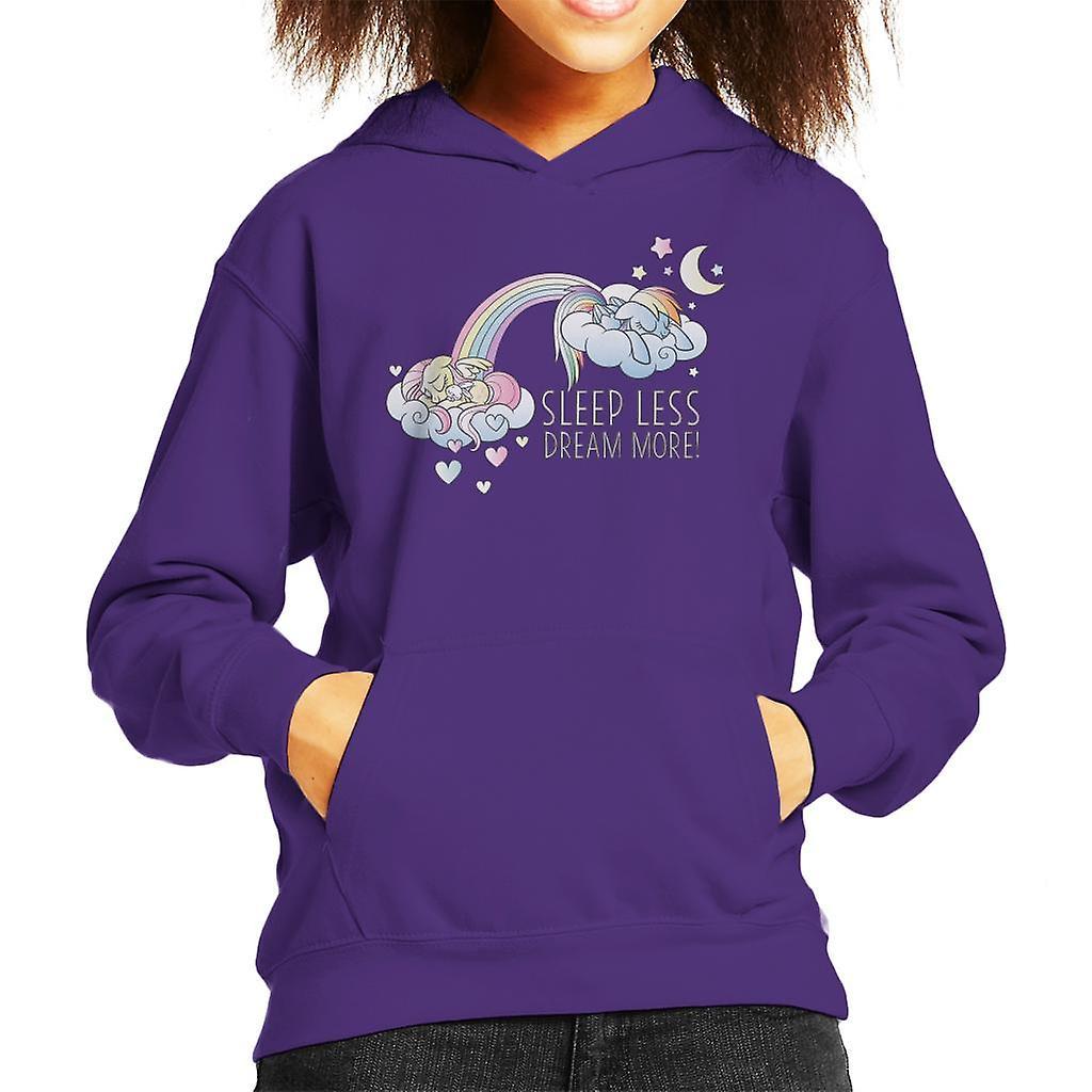 My Little Pony Sleeps Less Dream More Kid's Hooded Sweatshirt Purple Small (5-6 yrs)