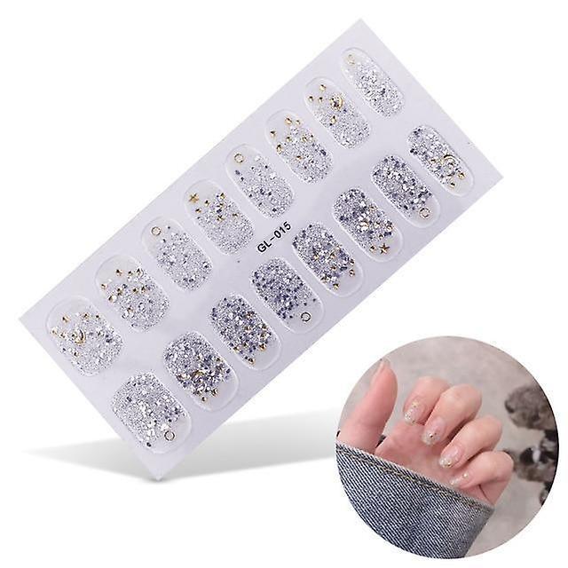 Slowmoose Glitter Series Powder Sequins Fashion Nail Art Stickers- Manicure Nail Polish GL015