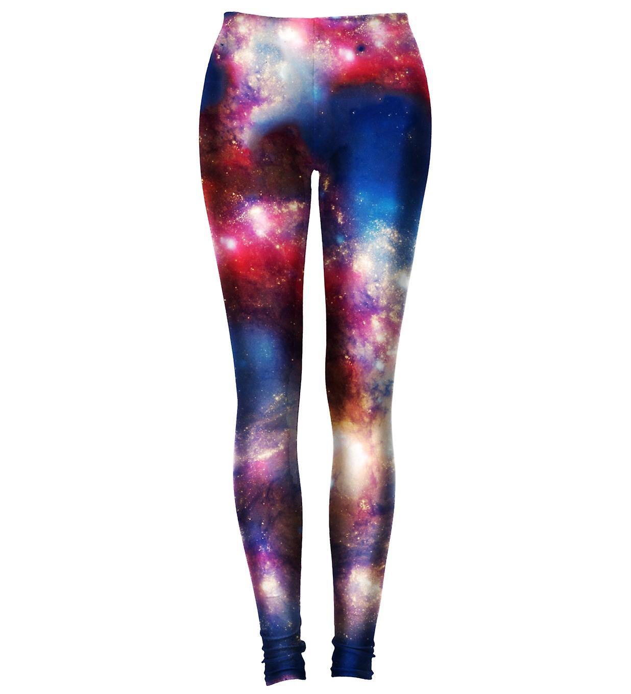 Mr Gugu & Miss Go Mr. Gugu Miss Go Red Blue Nebula leggings red/blue M