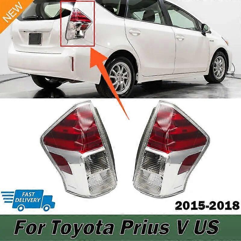 Jimonzi For Toyota Prius V US 2015 2016 2017 2018 Car Parts Rear Tail Light Rear Turn Signal Light Stop Brake Parking Lamp Driving Light Only Right