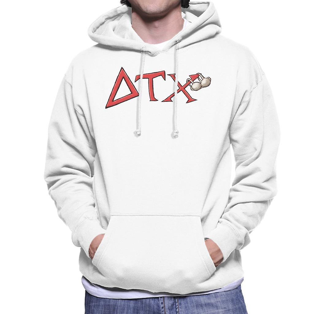 Animal House DTX Red Logo Men's Hooded Sweatshirt White XX-Large