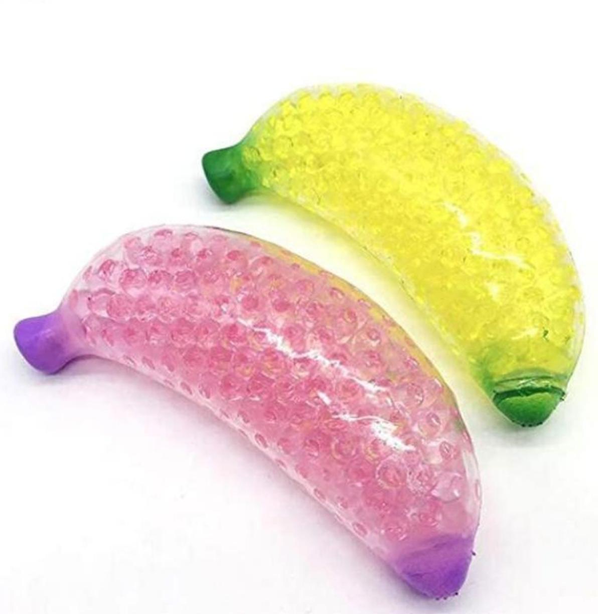 Best Trade 2Pack Fruit Banana Anti Stress Ball Fidget Toys CE Certificate