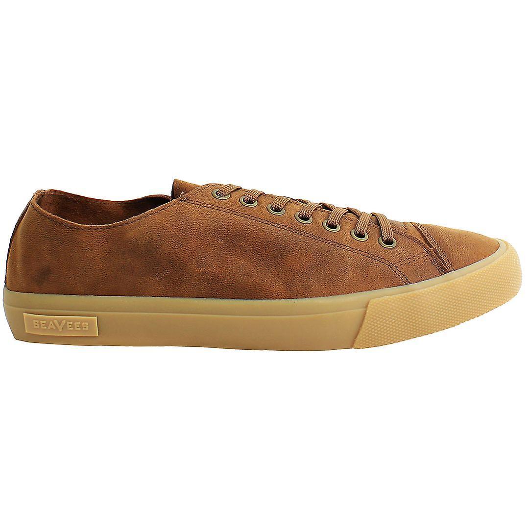 Seavees Army Issue Low Lace-Up Brown Suede Leather Mens Shoes ARMY ISSUE SNEAKER UK 10 EU 44 US 11