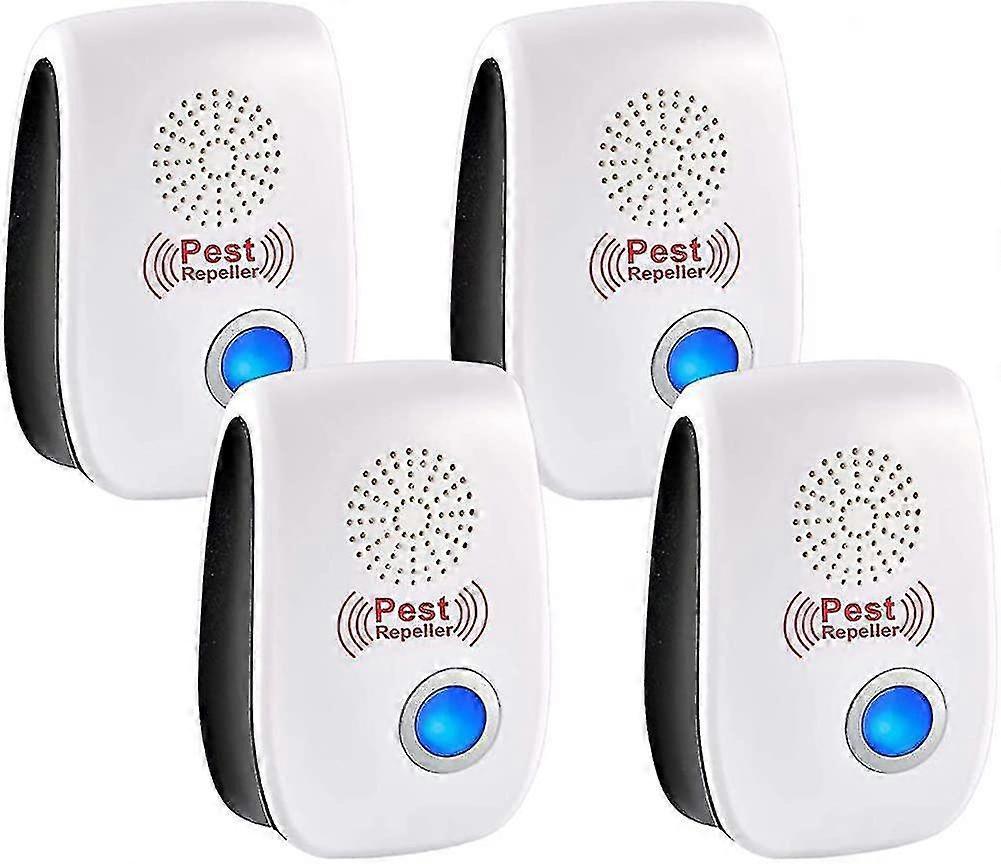 Lycxames Ultrasonic Insect Rodent Repeller, 4 Packs Ultrasonic Pest Repeller Electric Fly AU PLUG