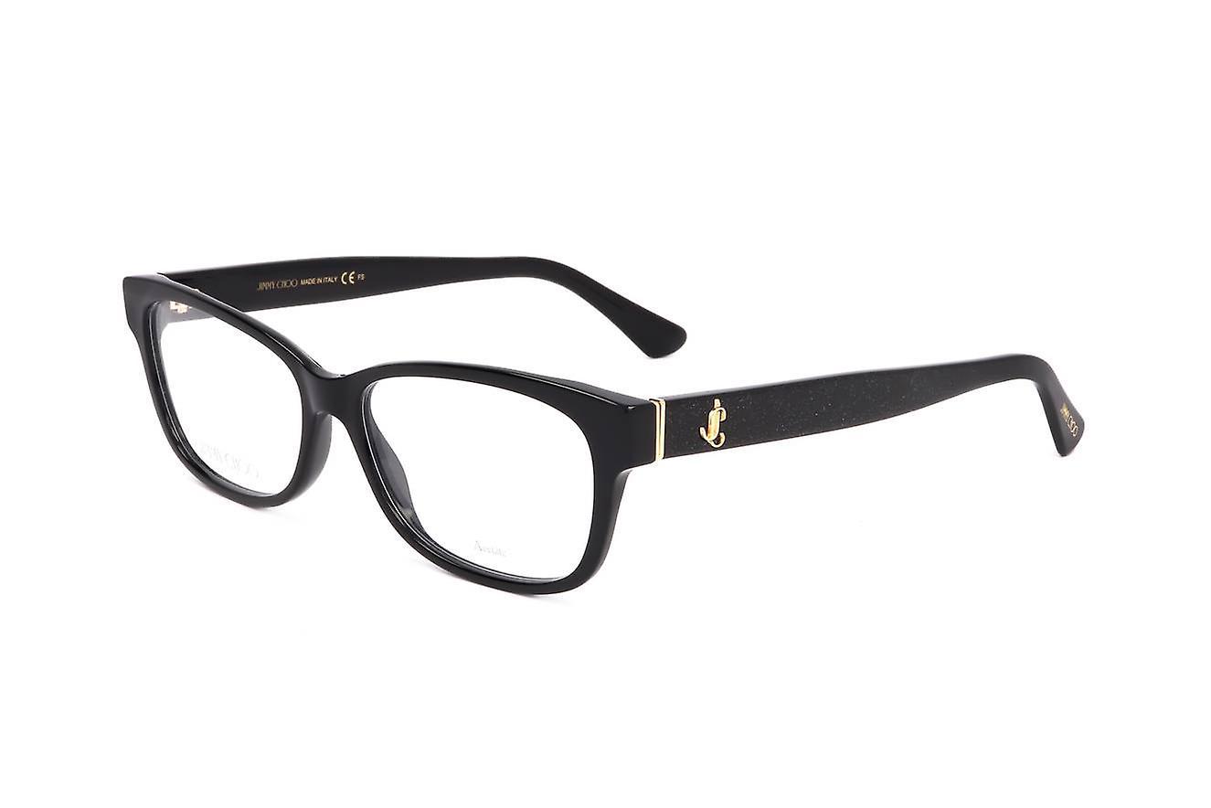 Eyewear Frames Jimmy Choo JC278 NS8 BLACK GLITTER 54/15/145 WOMAN 54 mm