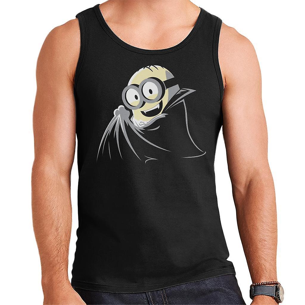 Despicable Me Dave The Minion Dressed As A Vampire Men's Vest Black X-Large