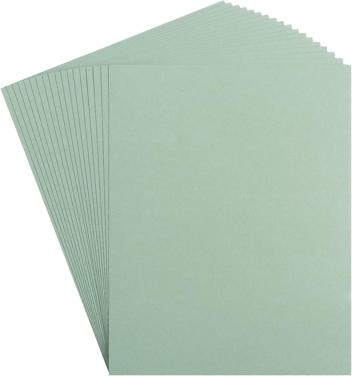 Lyun 20 Sheets Colored Thick Paper Cardstock - Sage Green, 8.5x11 Inches