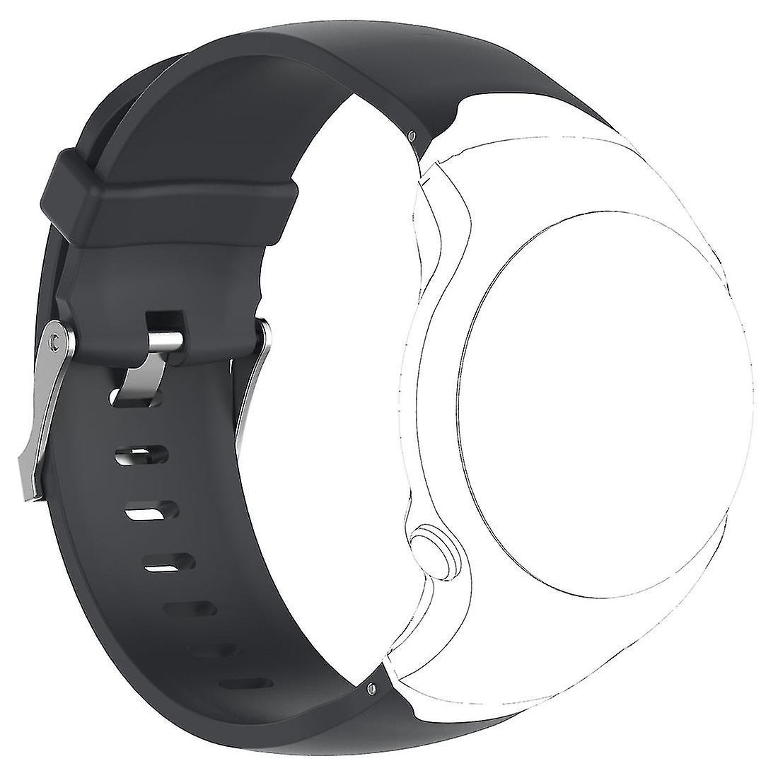 Gunest Silicone Wrist Strap Watchband For Garmin Approach S3 Black